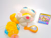 Littlest Pet Shop Yellow White Persian Cat #207 & cute accessories Authentic