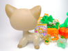 Littlest Pet Shop Grey Short Hair Cat #483 with cute accessories Authentic