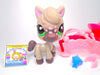 Littlest Pet Shop Rare Grey Freckle Horse #1820 with cute accessories Authentic