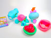 Littlest Pet Shop Rare Blue Pink Turtle #1735 & Mini cute accessories authentic