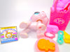 Littlest Pet Shop Rare Pink Great Dane #1022 with cute accessories Authentic