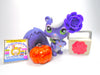 Littlest Pet Shop Purple Skunk #961 & Cute Accessories Authentic