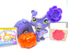 Littlest Pet Shop Purple Skunk #961 & Cute Accessories Authentic