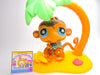 Littlest Pet Shop Post Card Monkey #946 & Cute Accessories Authentic