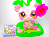 Littlest Pet Shop Pink Panda Bear #1662 & Cute Accessories Authentic