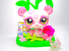 Littlest Pet Shop Pink Panda Bear #1662 & Cute Accessories Authentic