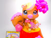 Littlest Pet Shop Rare Pink Brown Squirrel #1927 & Cute Accessories Authentic