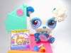 Littlest Pet Shop Blue Panda Bear #1092 & Cute Accessories Authentic