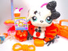 Littlest Pet Shop Rare Black White Flower Dalmatin Dog #469 Authentic with cute accessories
