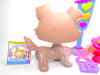 Littlest Pet Shop Grey Collie dog # 67 . Authentic with cute accessories