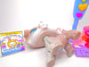 Littlest Pet Shop Grey Collie dog # 67 . Authentic with cute accessories