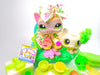 Littlest Pet Shop Rare Siamese short Hair Cat #1116 and kitten #100 Authentic with cute accessories