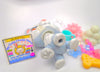 Littlest Pet Shop Rare Blue White Husky Dog #1930 & cute accessories Authentic