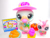 Littlest Pet Shop Rare Mint Blue Swan #1734 & cute accessories Authentic