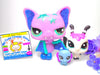 Littlest Pet Shop Rare Purple Glitter Bat #2142 & cute accessories Authentic
