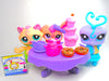Littlest Pet Shop Rare Tea Time Fun Cat Bunny LoveBug #1918 #1919 #1920 Authentic