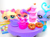 Littlest Pet Shop Rare Tea Time Fun Cat Bunny LoveBug #1918 #1919 #1920 Authentic