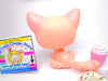 Littlest Pet Shop Pink sitting cat #959 & cute accessories Authentic