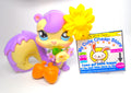 Littlest Pet Shop Purple Yellow Squirrel #1567 & accessories Authentic