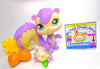 Littlest Pet Shop Purple Yellow Squirrel #1567 & accessories Authentic