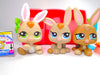 Littlest Pet Shop Rare Triplet Bunnies #1331 #1332 #1333 & accessories Authentic