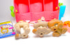 Littlest Pet Shop Rare Triplet Bunnies #1331 #1332 #1333 & accessories Authentic