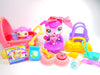 Littlest Pet Shop Rare Mommy Baby Poodle #2497 #2498 & accessories Authentic