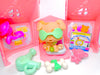Littlest Pet Shop Tan Brown Boxer Puppy Dog #1363 & cute accessories Authentic