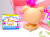 Littlest Pet Shop Tan Brown Boxer Puppy Dog #1363 & cute accessories Authentic