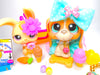 Littlest Pet Shop Rare French Basset Hound Dog #1106 Bunny #1107 Authentic