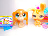 Littlest Pet Shop Rare French Basset Hound Dog #1106 Bunny #1107 Authentic