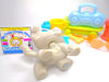 Littlest Pet Shop White Collie Dog #363 with cute accessories Authentic