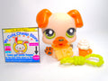 Littlest Pet Shop Rare Tan Boxer Puppy Dog #2103 & cute accessories Authentic