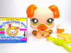 Littlest Pet Shop Rare Tan Boxer Puppy Dog #2103 & cute accessories Authentic