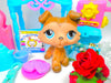 Littlest Pet Shop Rare Brown Collie Dog #893 & accessories Authentic