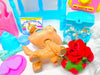 Littlest Pet Shop Rare Brown Collie Dog #893 & accessories Authentic