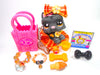 Littlest Pet Shop Rare Black Scottie Dog #1034 & accessories Authentic