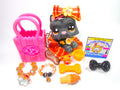 Littlest Pet Shop Rare Black Scottie Dog #1034 & accessories Authentic