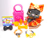 Littlest Pet Shop Rare Black Scottie Dog #1034 & accessories Authentic