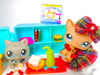 Littlest Pet Shop Short Hair Cat #1024 Kitten #66 & Accessories Authentic