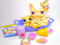 Littlest Pet Shop Rare Yellow Angora Cat #364 & Accessories Authentic