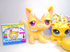 Littlest Pet Shop Rare Yellow Angora Cat #364 & Accessories Authentic