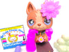 Littlest Pet Shop Brown German Shepard Dog #867 & Accessories Authentic