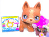 Littlest Pet Shop Brown German Shepard Dog #867 & Accessories Authentic