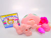 Littlest Pet Shop Pink Crouching Cat #1345 & Accessories Authentic