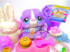 Littlest Pet Shop RARE Purple St. Bernard Dog #2405 & Accessories Authentic