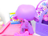 Littlest Pet Shop RARE Purple St. Bernard Dog #2405 & Accessories Authentic
