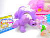 Littlest Pet Shop RARE Purple St. Bernard Dog #2405 & Accessories Authentic