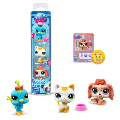 Littlest Pet Shop Gen 7 City Vibes Pets trios Tube NIB My Cute Cheap Store