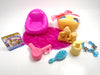 Littlest Pet Shop pink heart diary sitting cat with cute accessories
